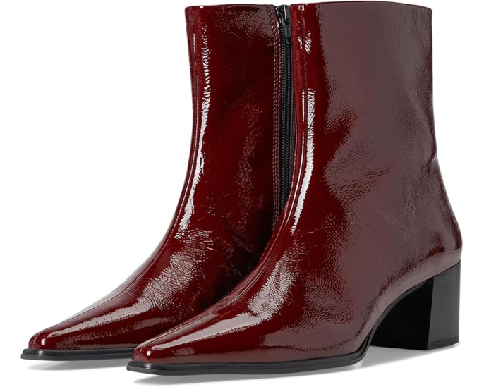 Ботильоны Vagabond Shoemakers Giselle из лаковой кожи на квадратном каблуке