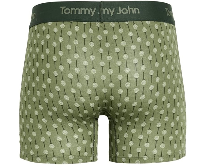 Боксеры Tommy John Second Skin Modal 4 дюйма (10.16 см) с рисунком и ластовицей