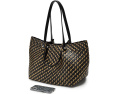 AllSaints Allington Straw Tote соломенная сумка из плетеного сизаля с черной отделкой