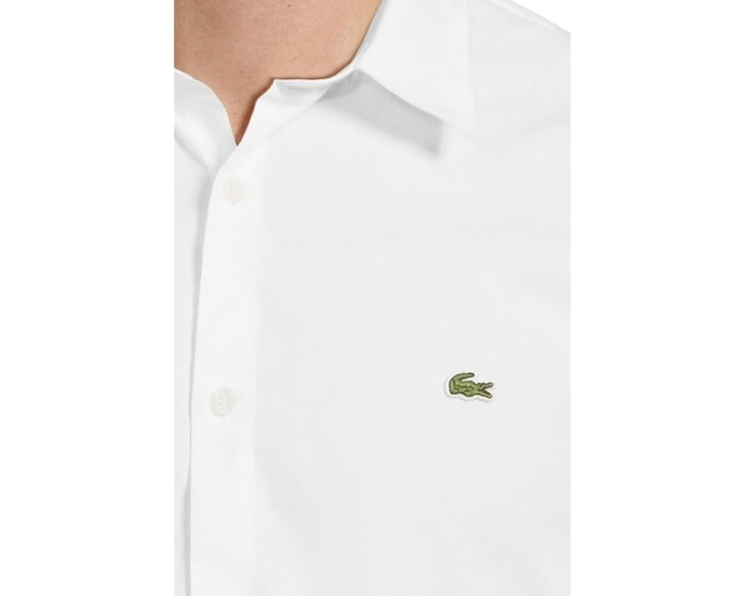 Lacoste рубашка Slim Fit Stretch Cotton Poplin приталенного кроя