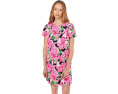 Платье Mattison с цветочным принтом и короткими рукавами Lilly Pulitzer