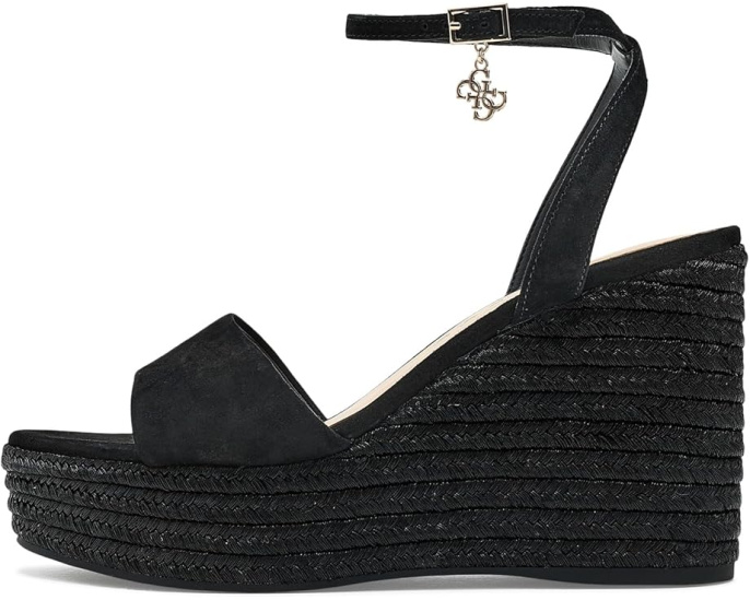 Босоножки GUESS Everly на платформе и клиновом каблуке