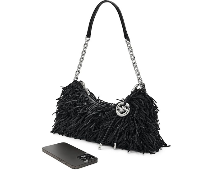 Сумочка на цепочке Nolita Medium Chain Pouchette из кожи MICHAEL Michael Kors