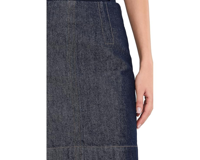 Мини-юбка Madewell Clean Mini Skirt Rinse Wash с эффектом потертости