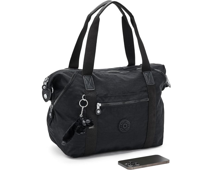 Сумка-портфель Kipling Art Satchel с обезьянкой и съемным ремнем