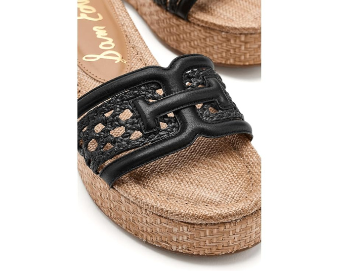Сандалии Sam Edelman Pauleena Weave на платформе и танкетке с плетеным узором