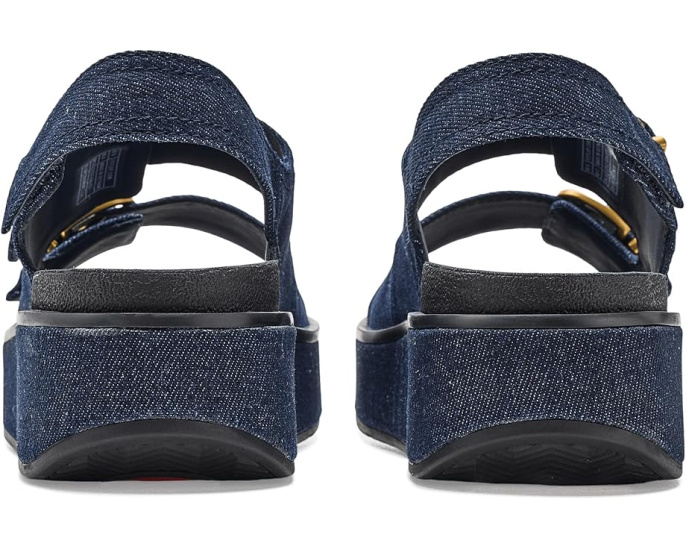 Сандалии FitFlop Gen FF Max Buckle с задним ремешком из денима