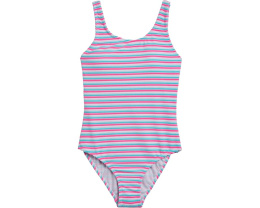 Купальник Snapper Rock Kids Sorbet Stripe Scoop с яркими полосками и съемными чашечками