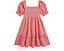 Платье из хлопкового джерси со сборками Polo Ralph Lauren Kids для малышей