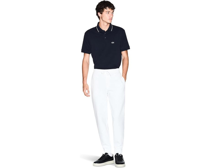 Приталенное поло Essential Slim Logo с вышивкой Armani Exchange