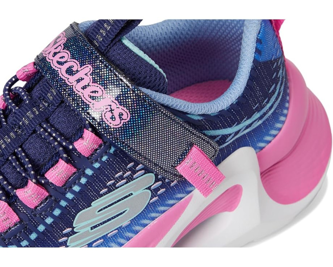 Детские кроссовки SKECHERS KIDS Tide Tech с омбре сеткой и липучкой
