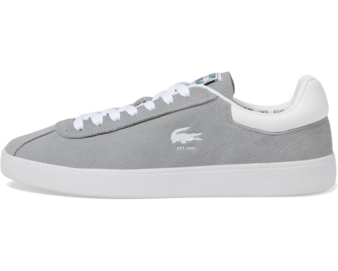 Кроссовки Lacoste Baseshot из замши с контрастной подошвой