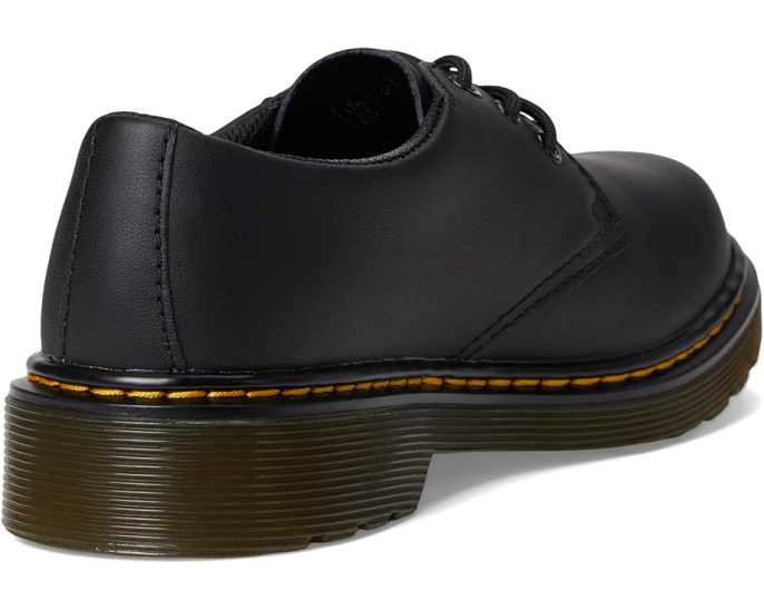 Детские оксфорды Dr. Martens 1461 Mono из цельнозерновой кожи