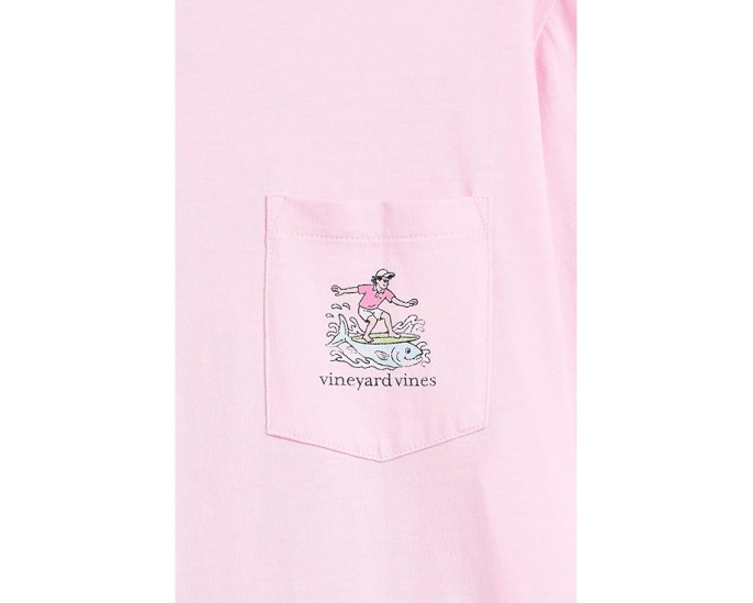 Футболка Vineyard Vines Edgartown Stripe Flag Surfer с коротким рукавом