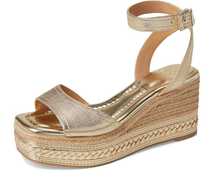 Босоножки Vince Camuto Lilla на танкетке в стиле эспадрильи