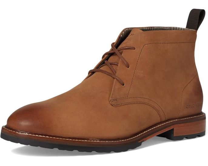 Ботинки Cole Haan Berkshire Lug Chukka с водонепроницаемым верхом из замши