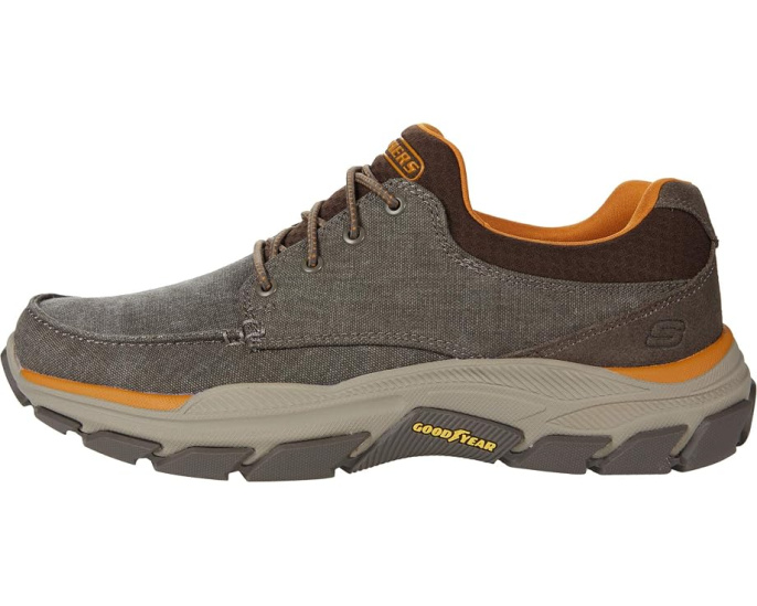 Relaxed Fit Respected Loleto от Skechers коричневые с парусиновым верхом