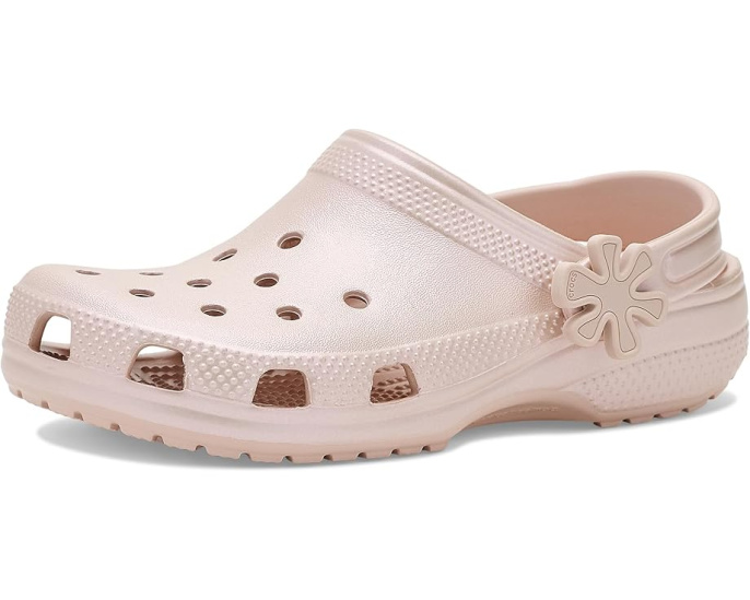 Кроксы Crocs Kids Classic Pearl Shine Clogs с материалом Croslite