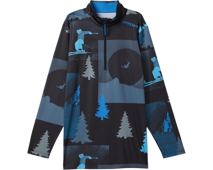 Флисовая кофта Spyder Jacobs 1/2 Zip для детей с защитой UPF 50+