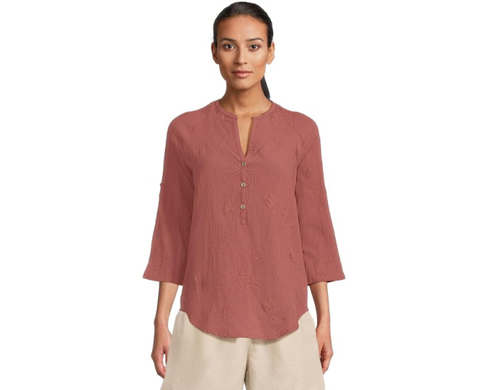 Туника Royal Robbins Oasis Tunic II с рукавом 3/4 из хлопка