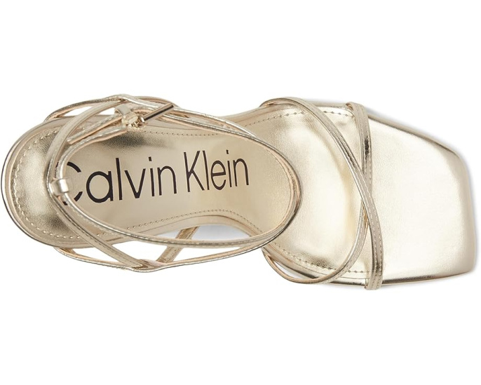 Босоножки Calvin Klein Tegin на высоком каблуке с переплетенными ремешками