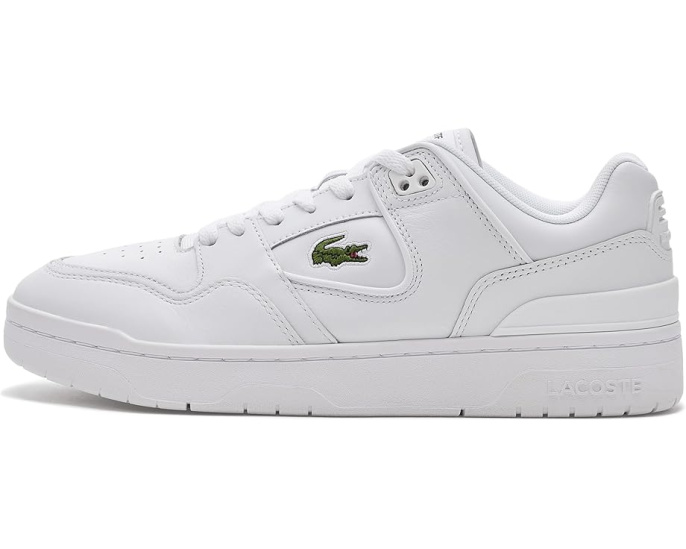 Кожаные кроссовки Courtcage Set Lacoste с перфорированным верхом