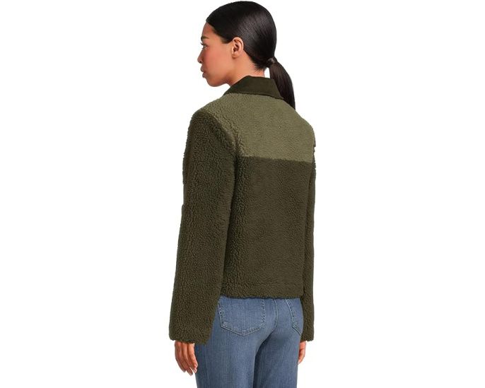 Флисовая куртка Barbour Malena укороченного кроя с карманами