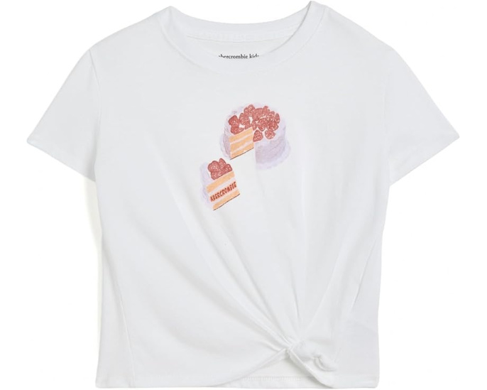 Футболка Cake Side Knot Tee от abercrombie kids для детей постарше