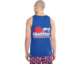 Chubbies майка The Ol' College Try с принтом Синий