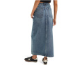 Джинсовое макси-платье Free People Nothing Better Denim Maxi с прямой длиной