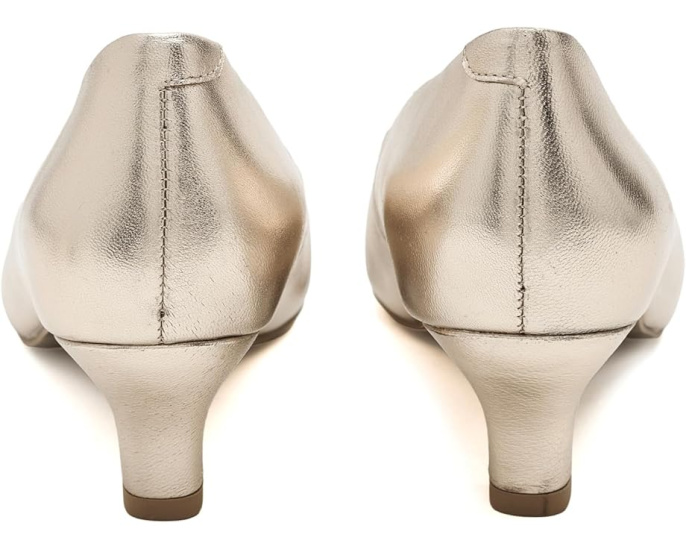 Лодочки Kate Bridal от Trotters с брошью и каблуком-рюмочкой