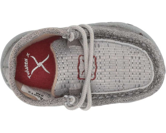 Мокасины Twisted X Chukka Driving Moc для малышей с резиновой подошвой