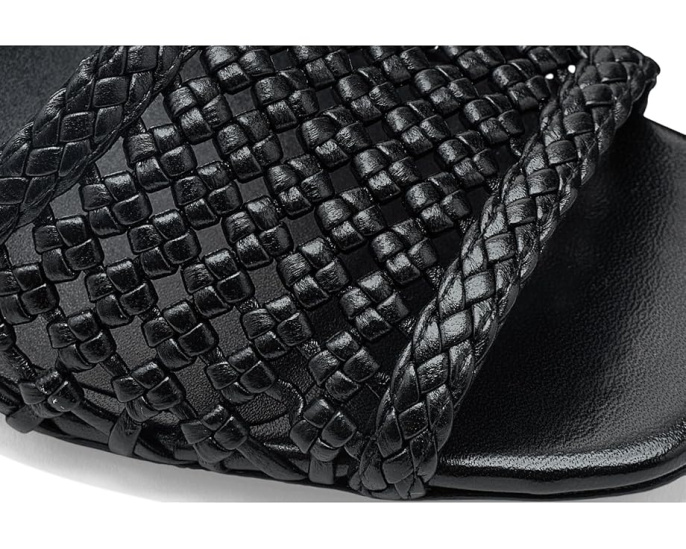 Сланцы Stuart Weitzman Marina Slides 50 с плетеным верхом