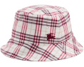Burberry Kids ведро шляпа с клетчатым узором из хлопка