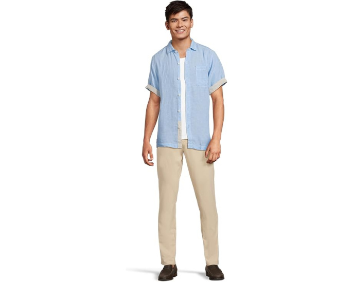 Льняная рубашка Tommy Bahama Short Sleeve Paradise Breezer