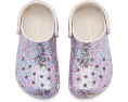 Crocs Classic Glitter Clogs детские блестящие сабо с пайетками