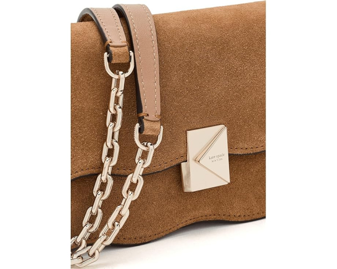 Декоративная сумка через плечо Deco Wavy Suede Mini от Kate Spade New York