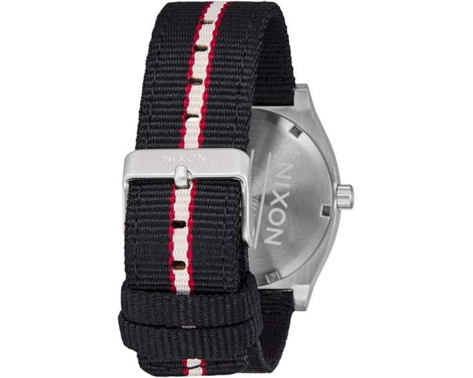 Nixon Часы Time Teller Nylon с нейлоновым ремешком и водозащитой 100 м