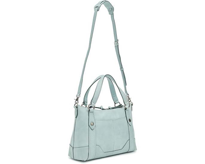 Сумка Frye Melissa Medium Satchel кремово-металлического цвета