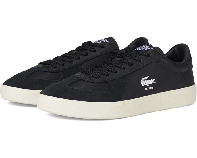 Кроссовки Lacoste Baseshot Pro с верхом из кожи и замши
