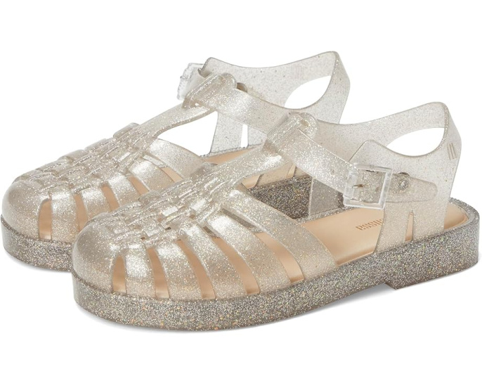 Детские блестящие сандалии Mini Melissa Possession Shiny с блестками