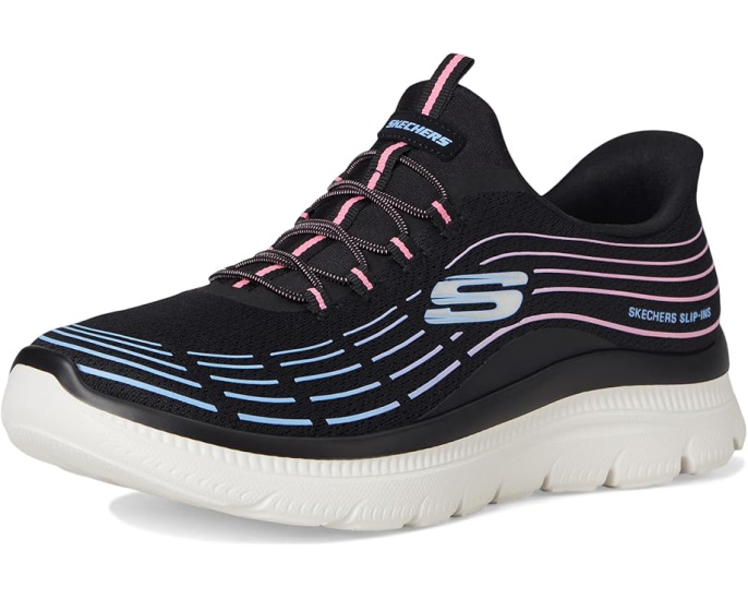 Summits Plus Hands Free Slip-INS от Skechers с омбре принтом и памятью формы