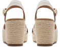 Сандалии Clarks Sabina Strap на клиновидном каблуке с перекрестными ремешками