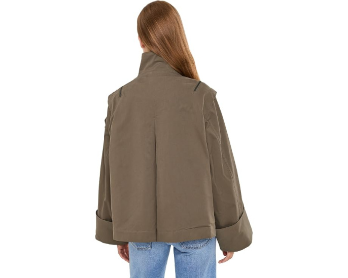 Куртка AllSaints Leighton с воротником-стойкой и молнией