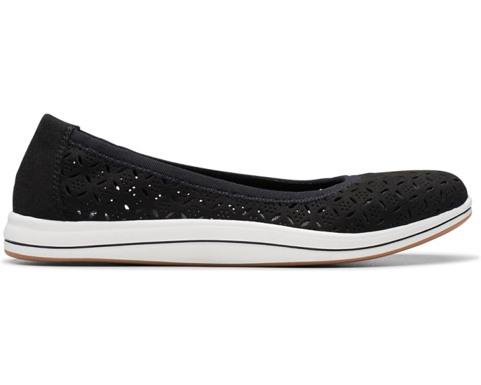 Clarks Breeze Roam дышащие балетки с перфорацией и сетчатой подкладкой