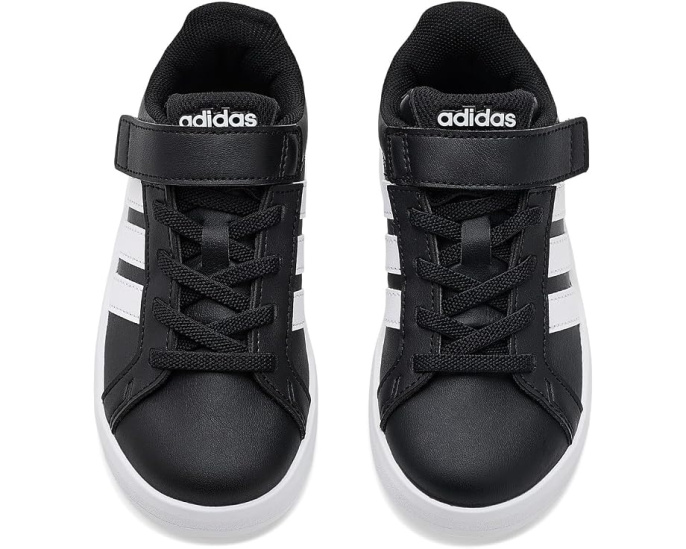 Кроссовки adidas Kids Grand Court 3.0 El с эластичными шнурками