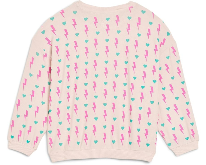 Chaser Kids свитшот Bolt and Hearts с круглым вырезом