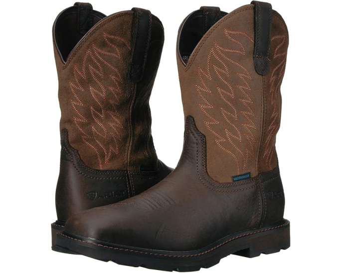 Ariat Work Ботинки Groundbreaker Wide Square Toe H2O