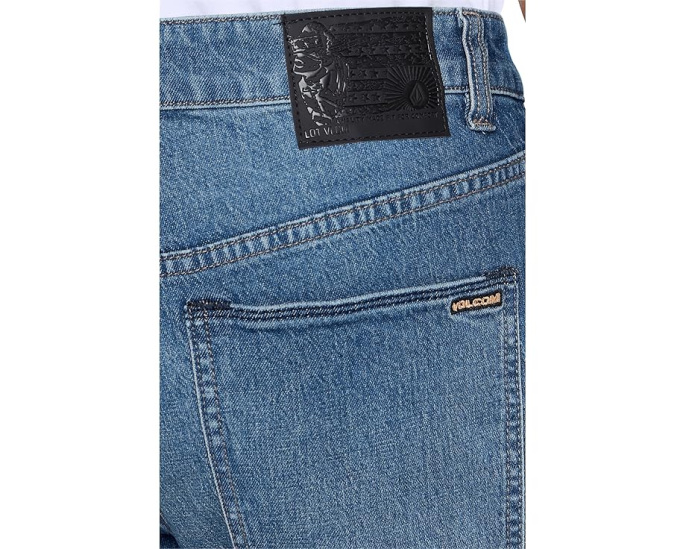 Джинсы Volcom Kinkade Denim с расслабленным кроем и прямой штаниной