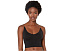Free Women топ Ribbed V-Neck Brami Black